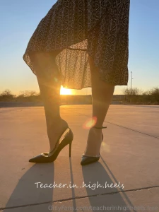 Enjoy the sunset view