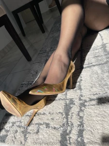 Day 15 golden pointed toe pump part 1