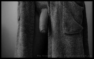 And then his robe fell open hood no hood