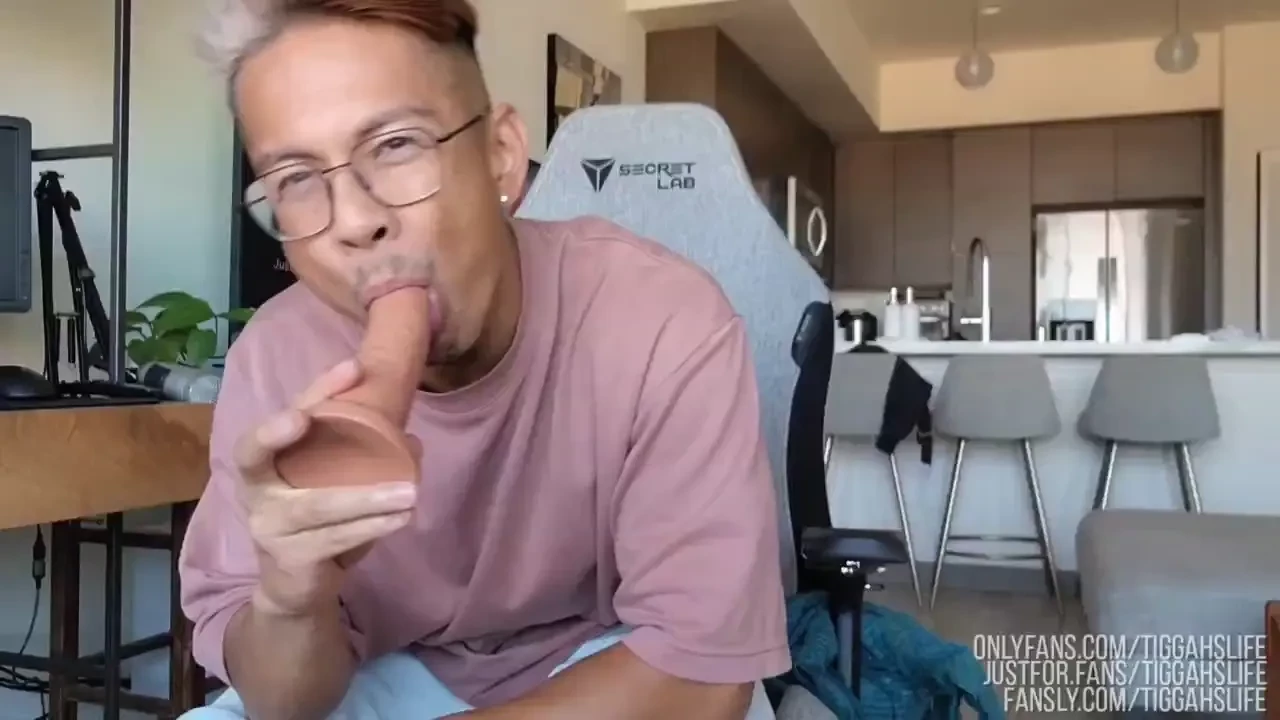 So tigz has used a dildo on me before to try and prep me for his cock part 1 