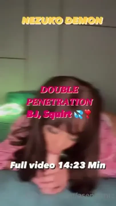 Especial de nezuko esta vez fui bastante atrevida para ti amor mira 