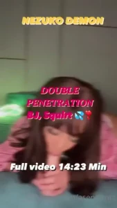 Especial de nezuko esta vez fui bastante atrevida para ti amor mira