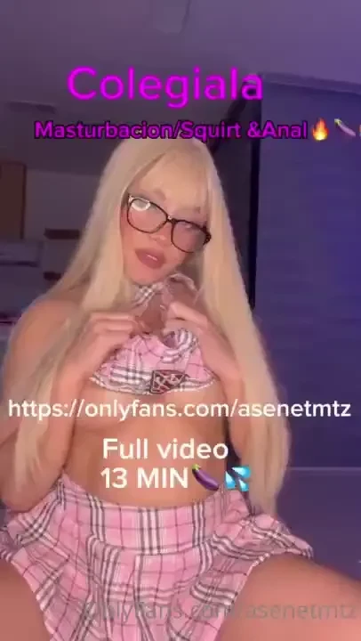 Colegiala masturbacion squirt amp anal soy una chica tan cachonda no 