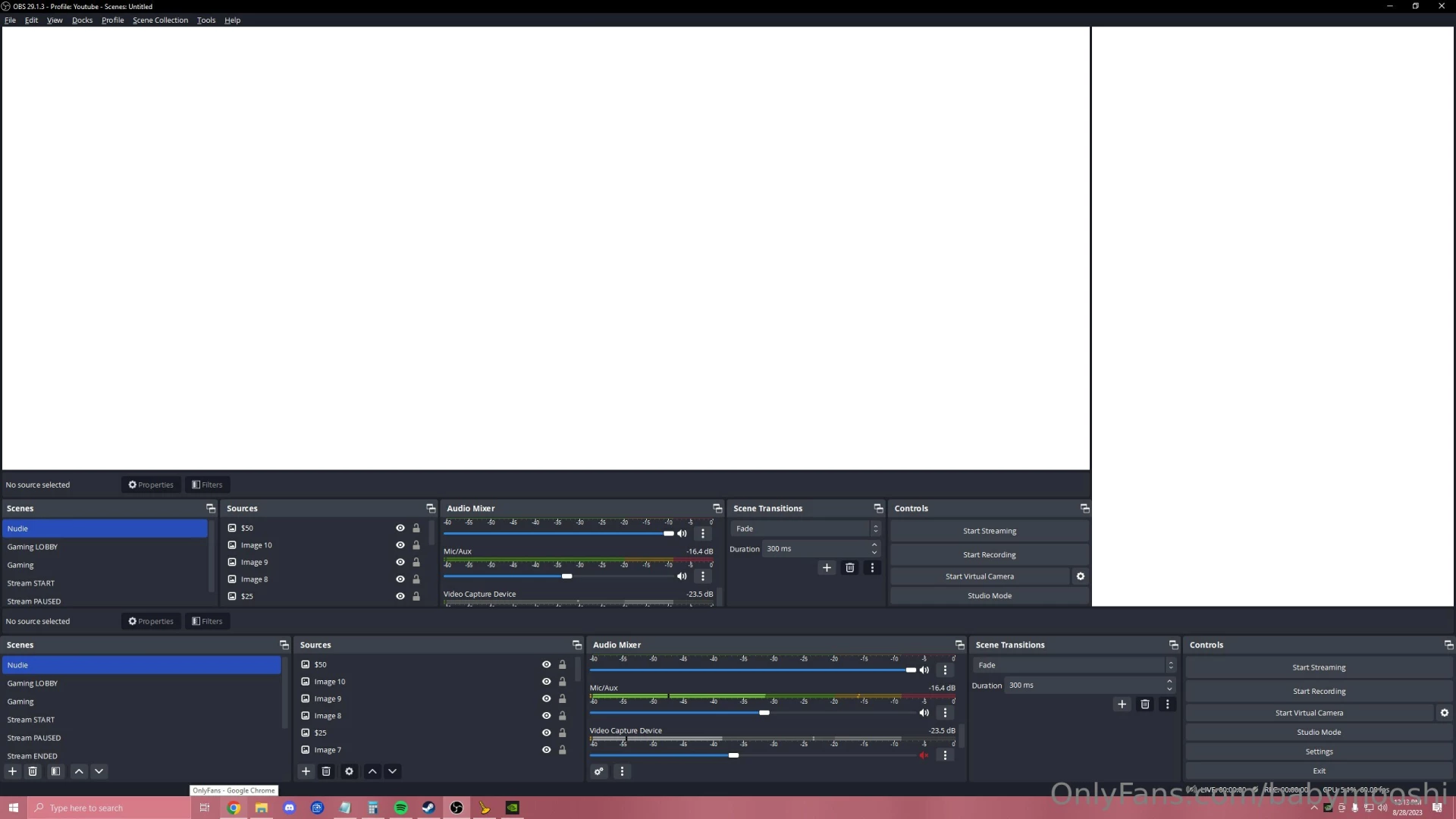 Steam client crashed so my obs died lul 
