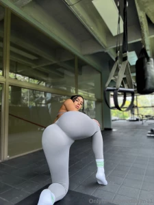I bend down so you can see my and and get an instant boner at the gym