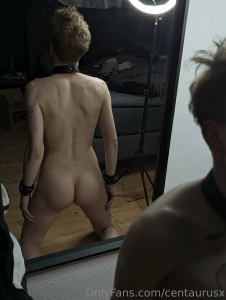 Some more pics of my session with this 19yo slave wanna see the videos part 1