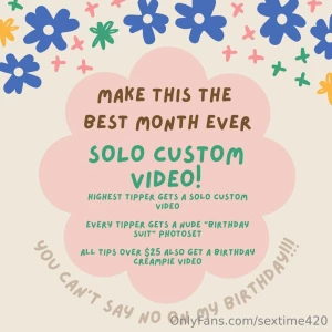 Birthday may the biggest simp win so as you may know february is my