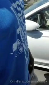 You sucking it in the parking lot