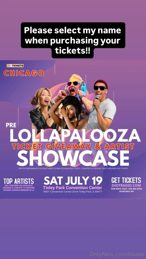 Thank you sooooo much for those who have already purchased a ticket 