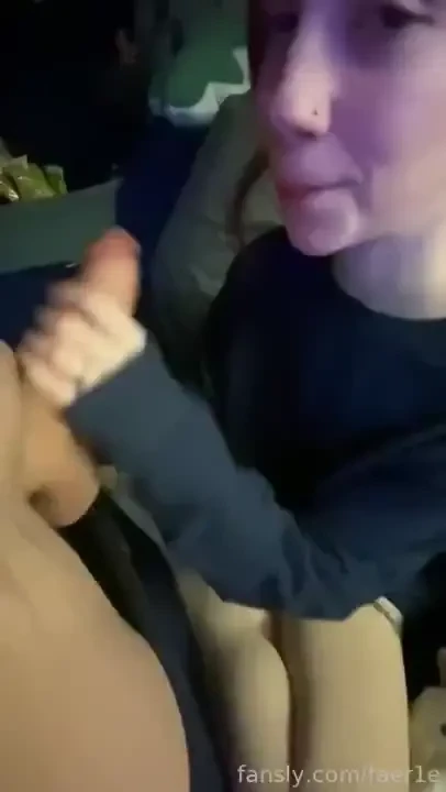 Pov giving head after a long day of work 