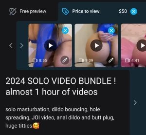 Last chance to get all of my solo videos from this year for only 50