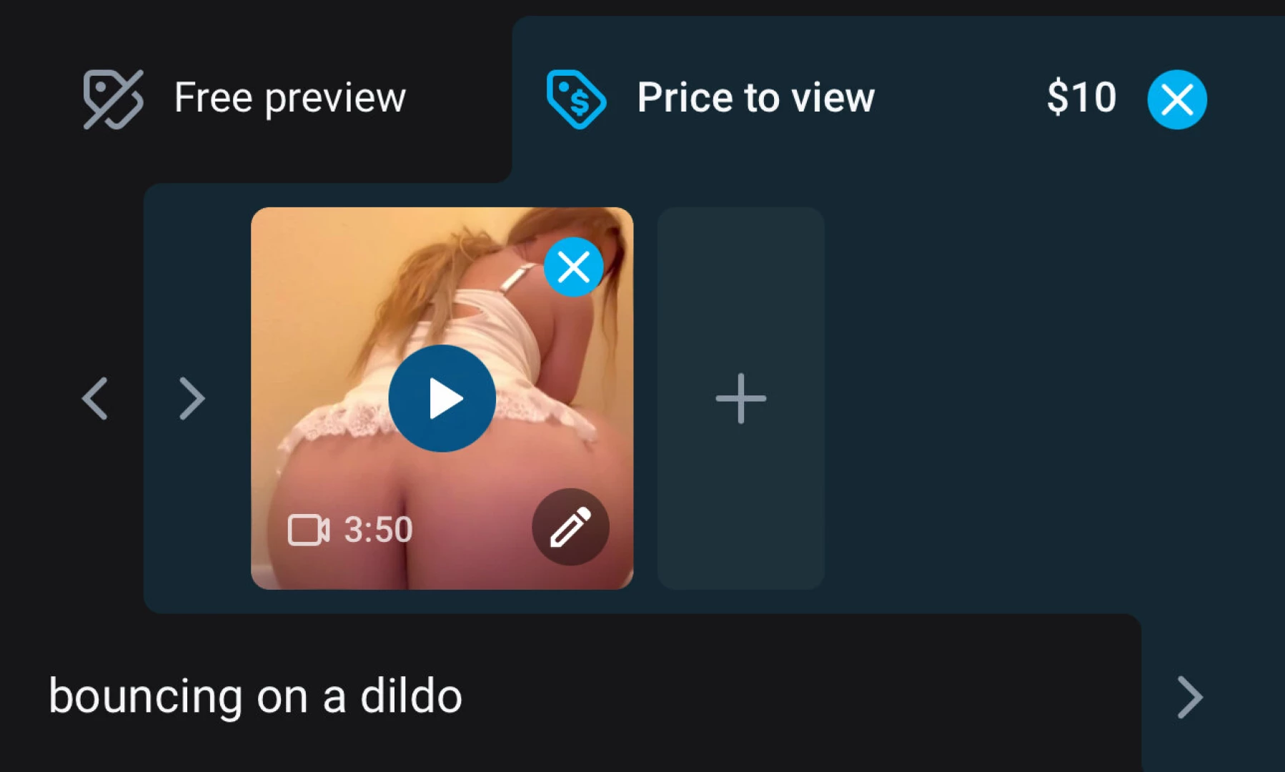 Check your messages i m lowering the prices for all of my ppv videos part 5 