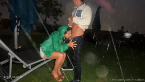 maxfillss - Free hurricane fuck in torrential rain fail i took haileyrosexxx 