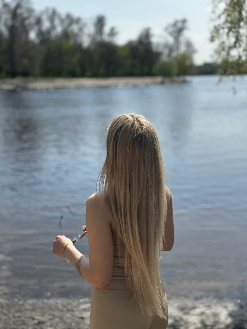 A warm sunny day is a wonderful reason to go for a walk on the shore 