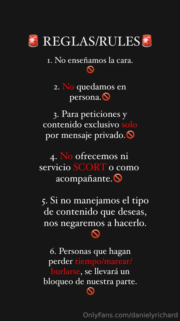 danielyrichard - Nuestras reglas 