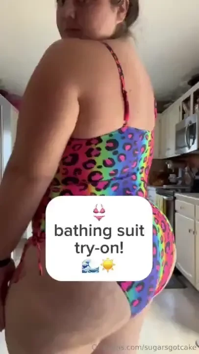 New swimsuit try-on watch me undress and change in and out of 5 new 