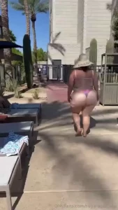 Just putting it all out there at the pool