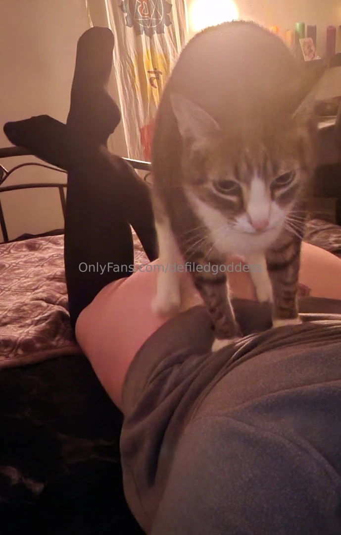 She disproves of my thottery 