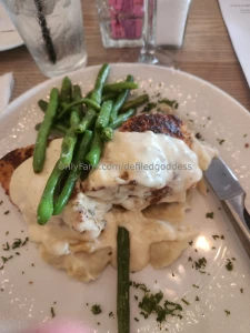 Took a little break to spoil myself today half of this food came home part 1