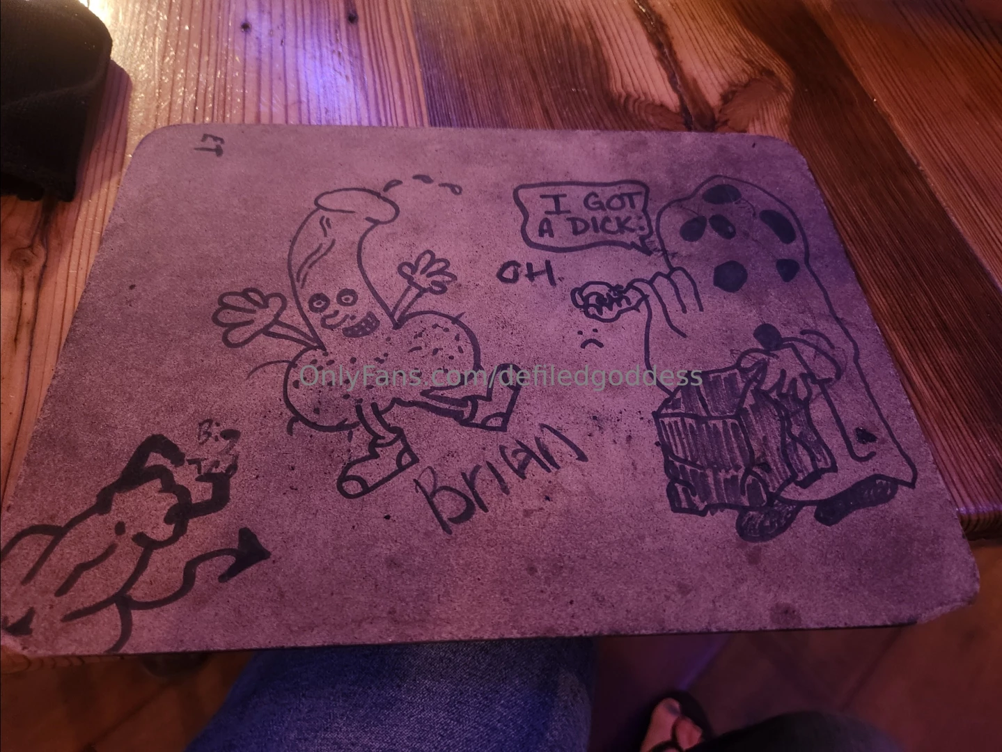 A game i play every time i go out for trivia- dicks or no dicks on the 