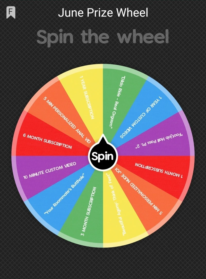 June prize wheel the june prize wheel is open until june 30th at 11 part 1 