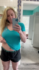 chloe-jane69vip - Like my blue shirt do you like it off better part 14 