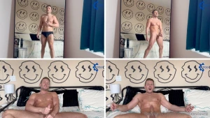 Oiled up solo coming home from the gym always makes me horny i strip