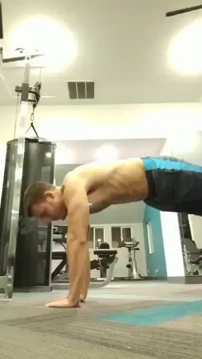 Incline diamond push-ups sweat 