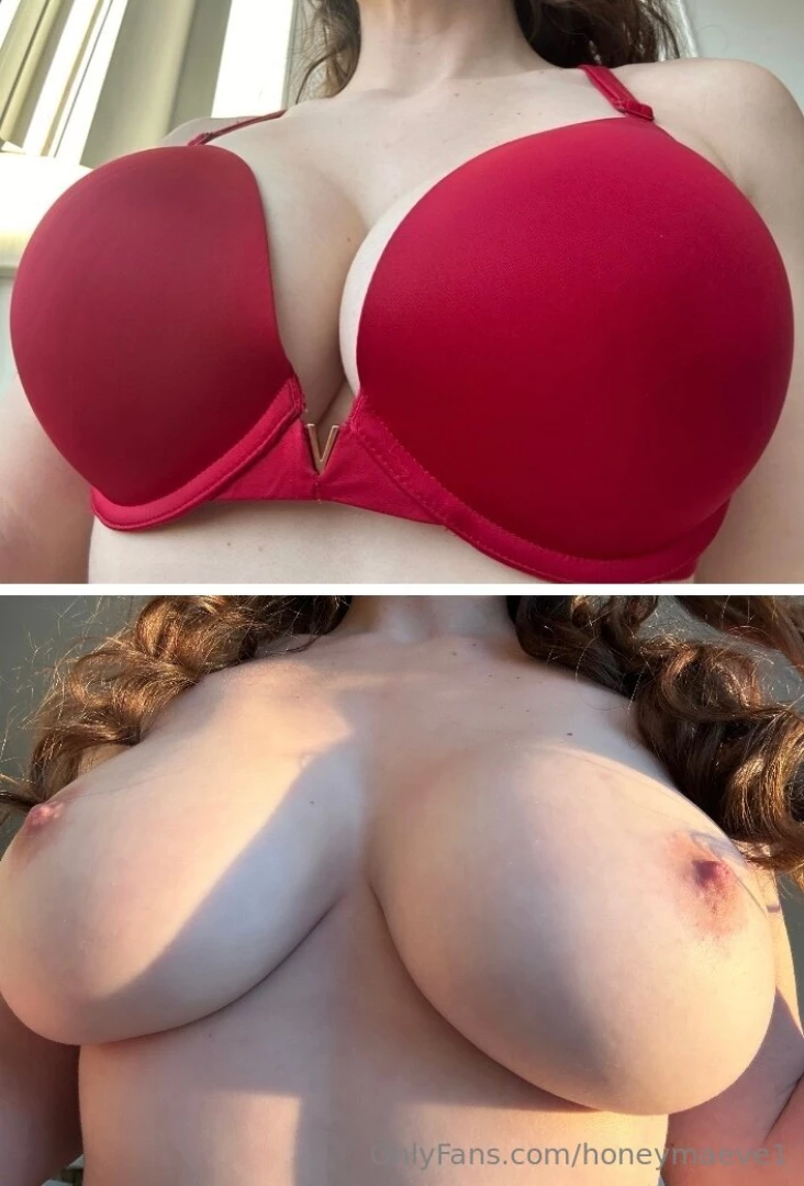 It feels so good to take my bra off 