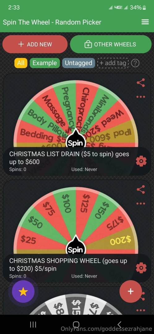 Hey just letting my subs know about my christmas specials all panties 