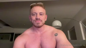 Cumshot on my abs on my couch