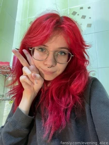 Come take a shower with me fyp teen petite redhead glasses cute gfe