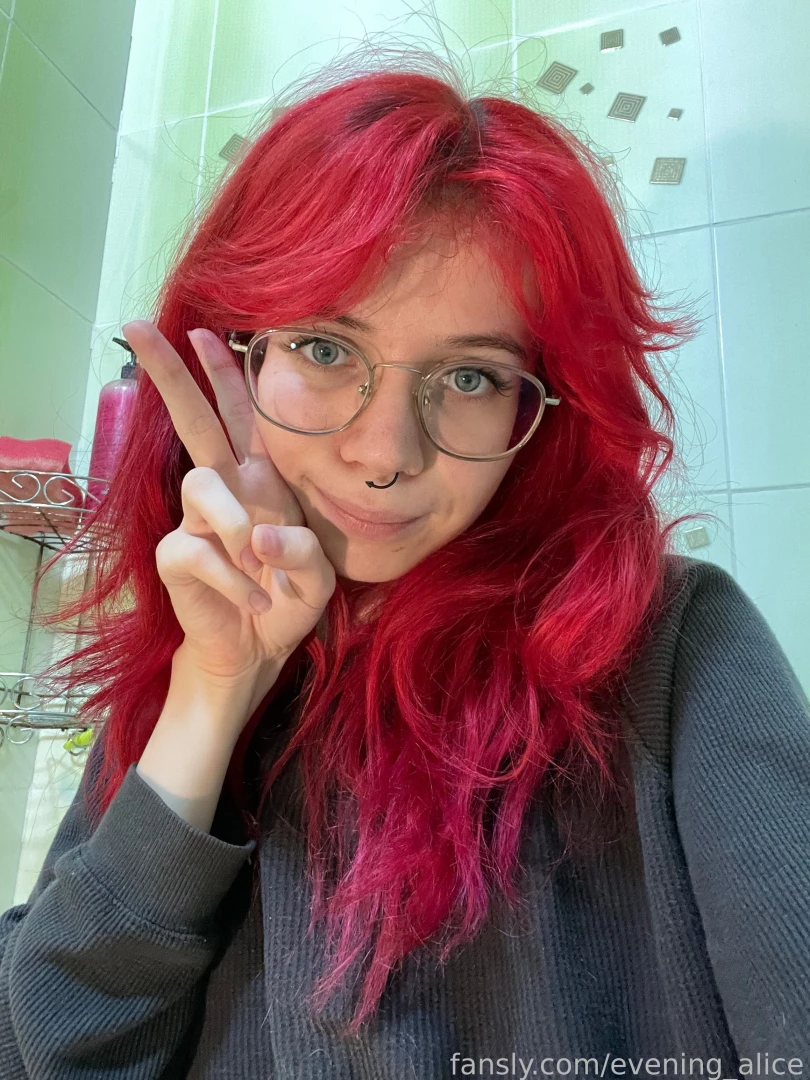 Come take a shower with me fyp teen petite redhead glasses cute gfe part 1 