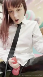 Feeding you my strap-on and spit princess diss is giving you a tasty