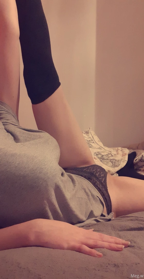 Enjoy this set of me in my long socks and comfy tee shirt part 3 