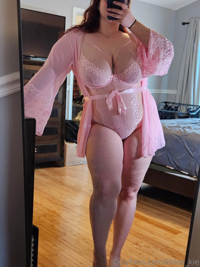 Delicate pink lingerie over my delicate pink pussy 