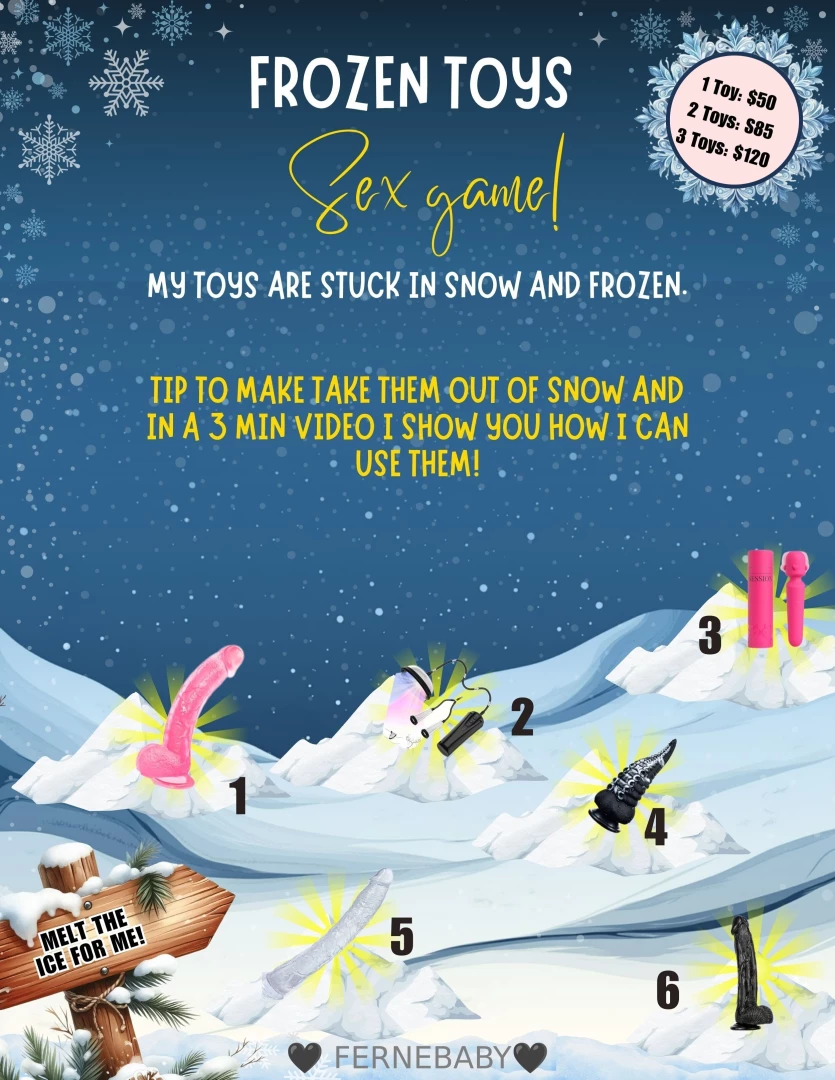Get my toys out of the snow 