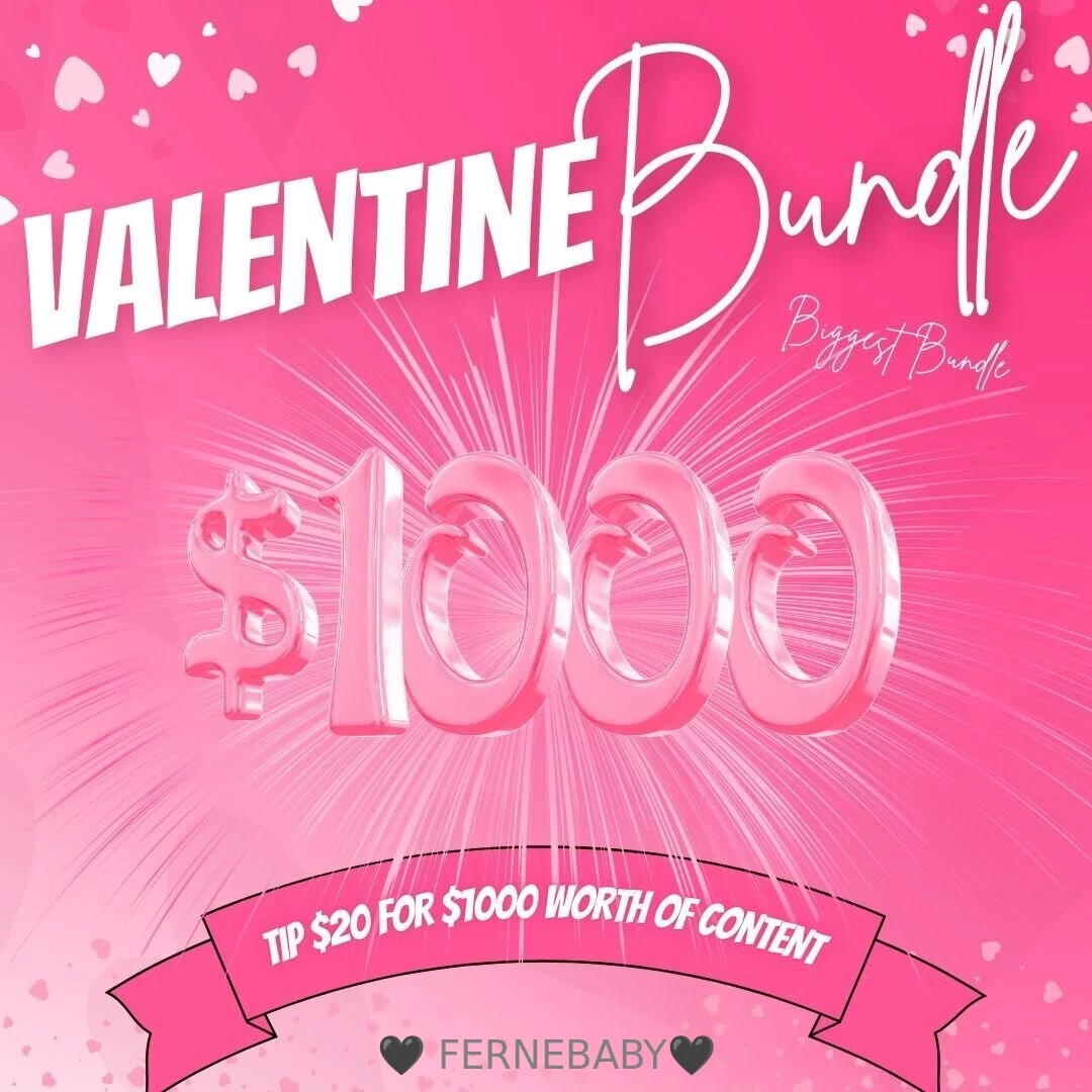 Tip 20 and win a 1000 valentines bundle 