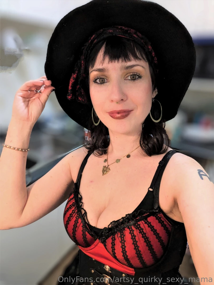 I loved this costume - a combo of my black and red lingerie piece a part 10 