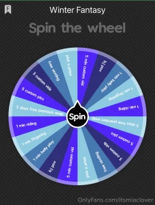 Let s play spin wheel to get prizes each spin is 5 you get 3 spins