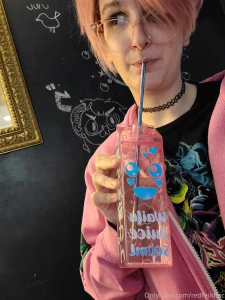 Its been a busy day gotta keep myself hydrated would you want a sip