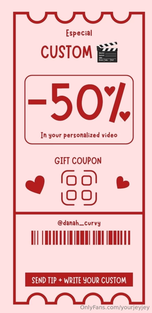 Hello love it s time to enjoy a delicious offer get that video you ve 