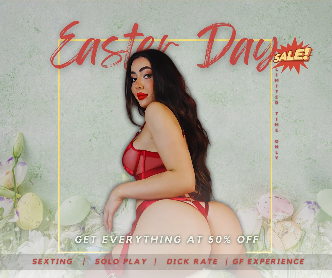 Let me be your favorite easter treat i m on sale for a very limited 