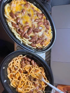 Last night on a whim i ordered steak n shake and i got a chili 5way