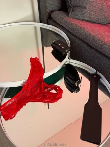 Red panties for sin no thoughts just how i like my little cumsluts