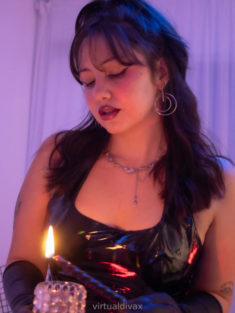 This candle burns slow just like your edging tonight 