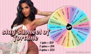 Bringing back spin the wheel but upped the stakes this month because