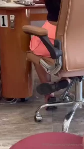 New candid foot play video see what it s like sitting behind me at the