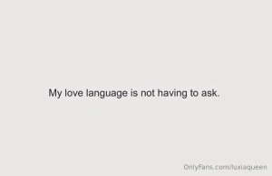 Only my good generous obedient boys will understand that