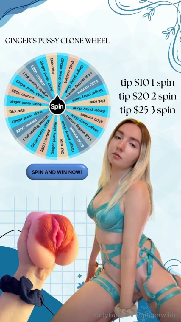 Its game time try this wheel spin game each spin is a diff prize 